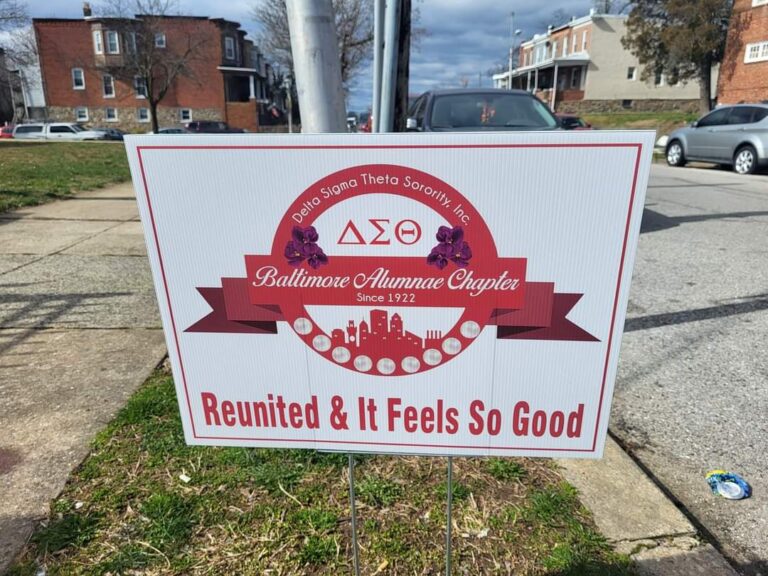 Welcome Home Chapter Sign