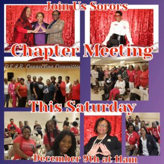 🔺️ Join us for our next Sorority Meeting, THIS SATURDAY, Dec. 9th at 11 am. This is where we delve into the meaningful work that defines our sisterhood. 

This is a HYBRID event, giving you the flexibility to join us in person or online, ensuring you can participate no matter where you are. Current financial chapter members should have received the virtual link via chapter announcements.

🚨VISITING SORORS: You MUST begin your registration process now by visiting the link in our bio or by navigating to www.bacdst.org/visiting-sorors. 

Let's continue to make a difference together. Your presence is our power! 

#DeltaSigmaTheta #EasternRegionDST #BACDST1922 #ForwardWithFortitude