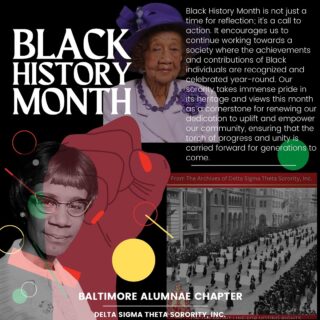 As a Black sorority, we honor and celebrate #BlackHistoryMonth with deep reverence and pride. This month serves as a vital period for reflection, education, and celebration of the rich heritage and monumental contributions of African Americans to the fabric of society. It’s a time when we collectively acknowledge the struggles and achievements of our ancestors, whose resilience and unwavering spirit paved the way for future generations.

Our sorority embraces Black History Month as an opportunity to engage in community service, host educational events, and foster dialogues that highlight the significance of Black culture, history, and leaders. We organize forums and workshops that delve into the historical achievements of Black individuals in various fields—arts, science, politics, and more—showcasing the diversity and depth of #Blackexcellence.

This month also prompts us to amplify our ongoing commitment to #socialjustice and #equality. Through volunteerism, advocacy, and mentorship, we strive to embody the principles of our forebears, advocating for #equity and #inclusiveness in all spheres of life. We honor the legacy of trailblazers within our community and beyond, drawing inspiration from their courage and determination to effect change.

#DeltaSigmaTheta #easternregiondst #EasternRegDST @easternregdst  #BlackHistoryMonth #bacdst1922  #BlackExcellence #BlackLivesMatter